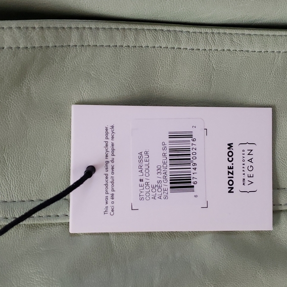 COPY - VEGAN LEATHER NOIZE JACKET GREEN - Picture 5 of 8